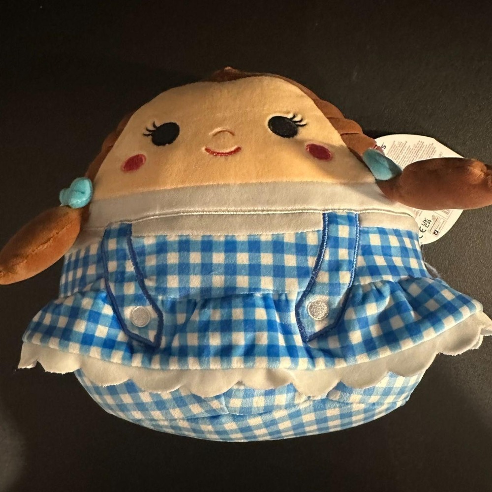 Squishmallows Dorothy The Wizard of Oz 85th Anniversary 8in Plush Blue Gingham